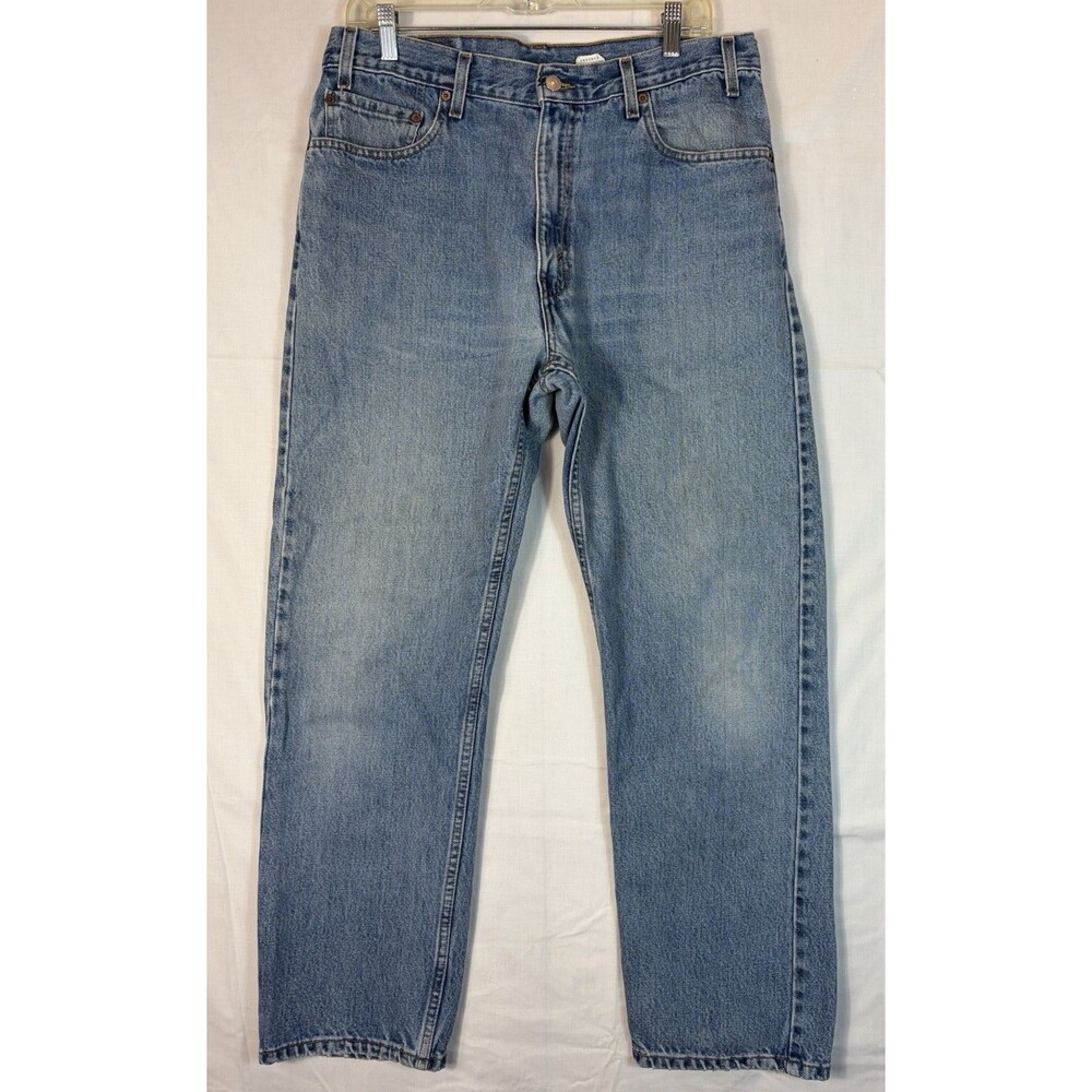 Levi’s 505 Jeans Stonewashed Blue Denim Men’s 34x30 Vintage 1999 Paper Tag